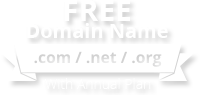 Free domain name with select annual plans